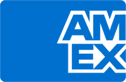 American Express Amex Logo – Kreditkartenzahlung (Verfügbarkeit je nach Reiseveranstalter)